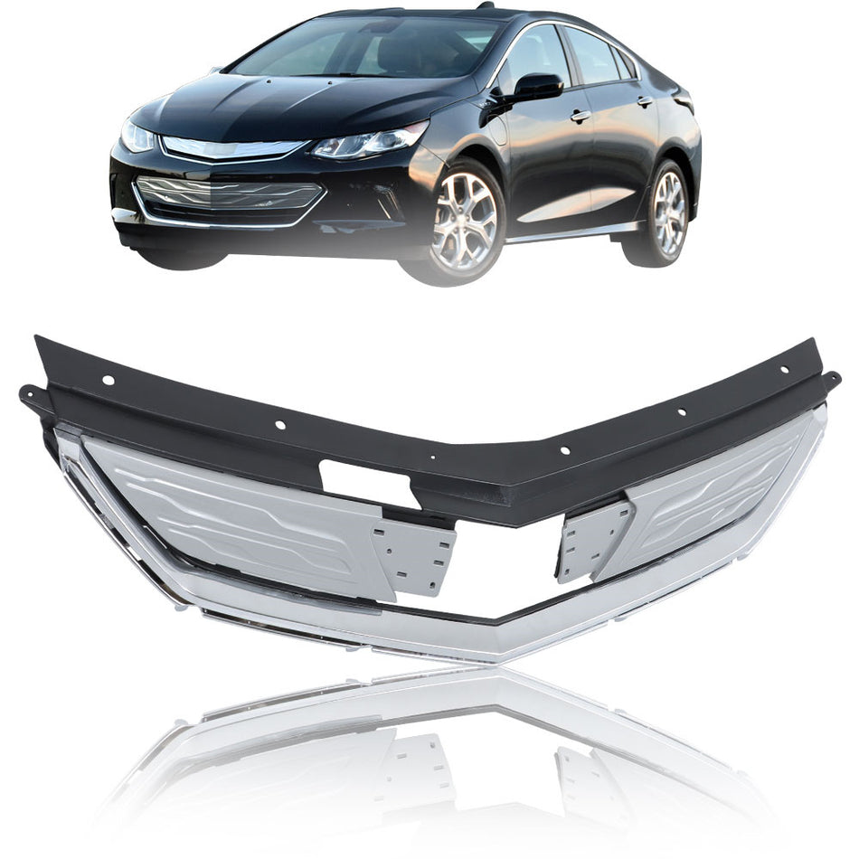 Labwork Front Bumper Upper Grille Chrome For 2016-2019 Chevrolet Volt 23289638