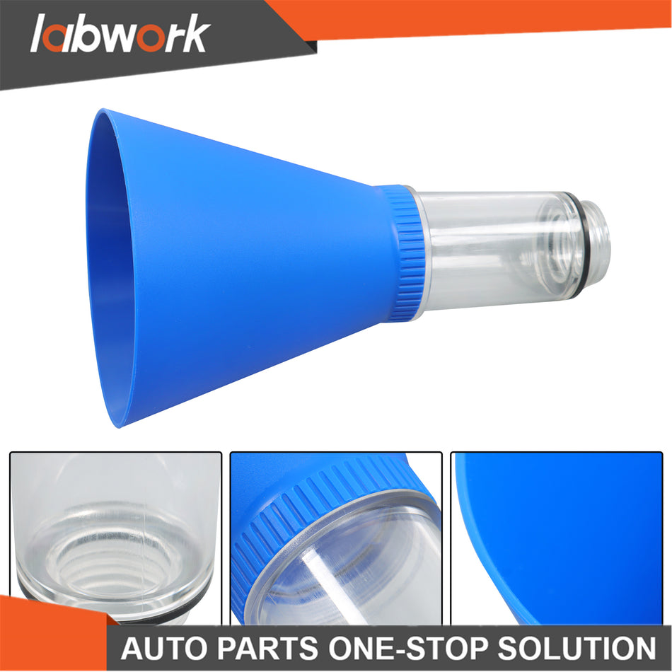 Labwork Locking Oil Funnel for Toyota Lexus Scion Threaded Adapter Fill Tool