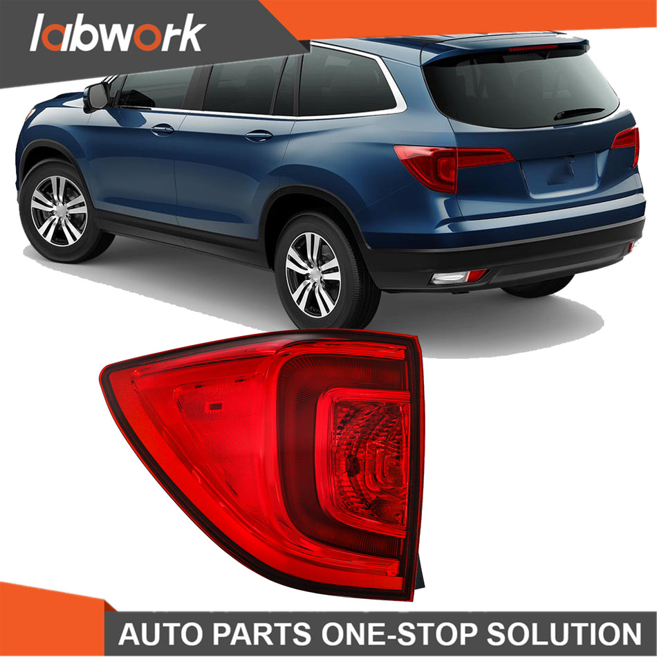 Labwork Tail Light For 2016-2018 Pilot/2022-2023 Passport LED Lamps Outer Driver