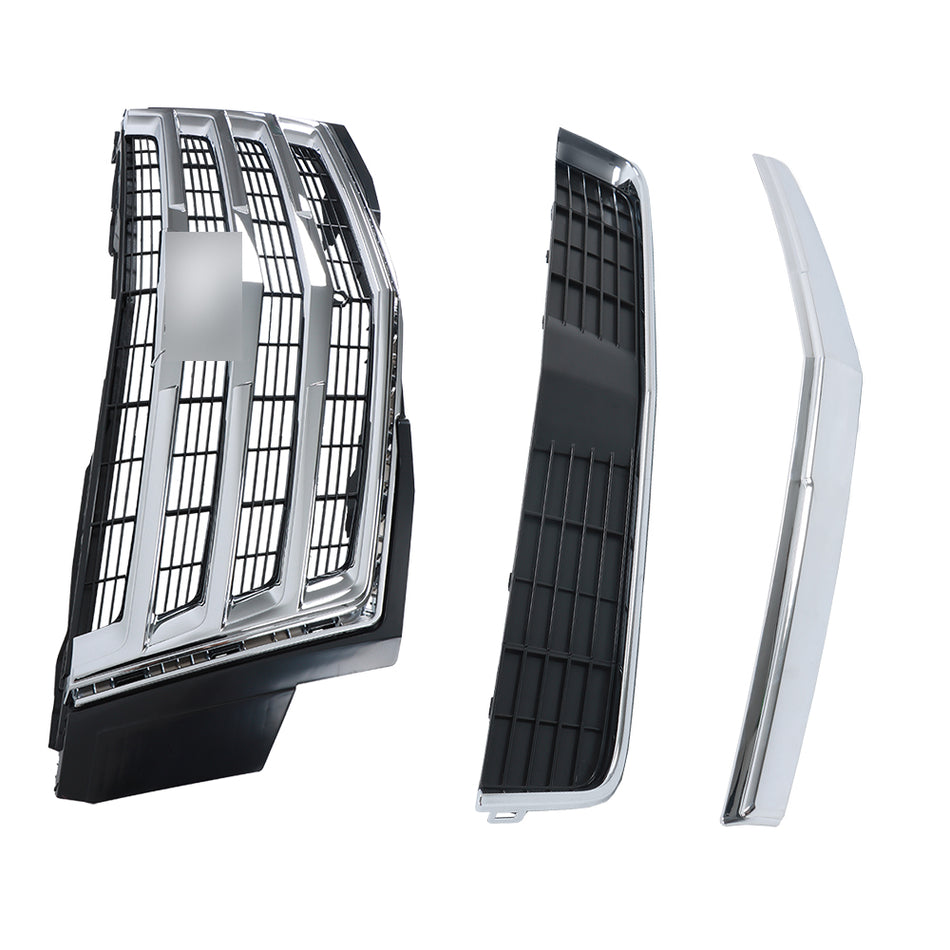 Labwork Grille Front Upper Side Hood Molding Trim For 2015-20 Cadillac Escalade