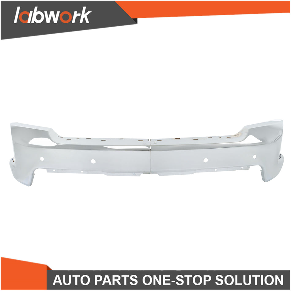 Labwork Steel Front Bumper For Chevy Silverado 1500 2019-2022 W/ Sensor Holes