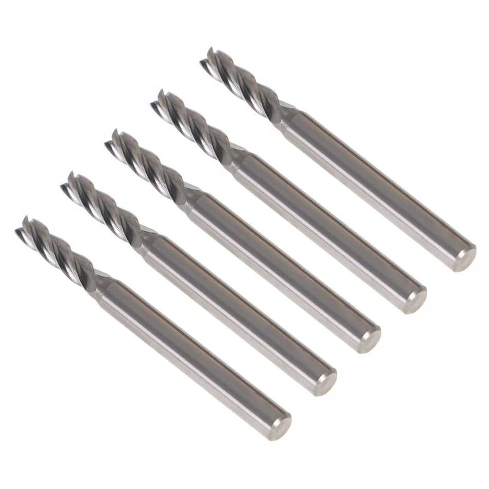 5× 5/32" 4 Flute Carbide End Mill 2" Overall Length
