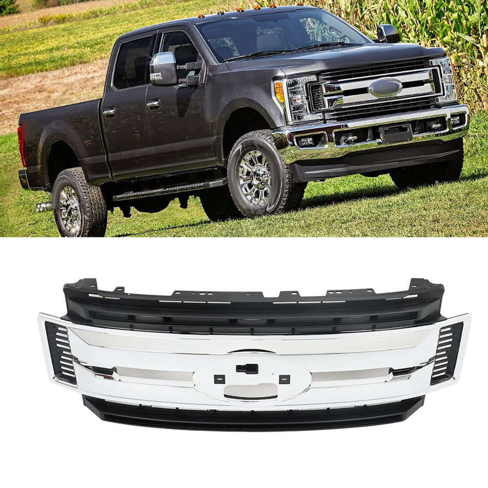 Labwork Front Grille For 2017-2019 Ford F250 F350 Truck Super Duty HC3Z8200BC