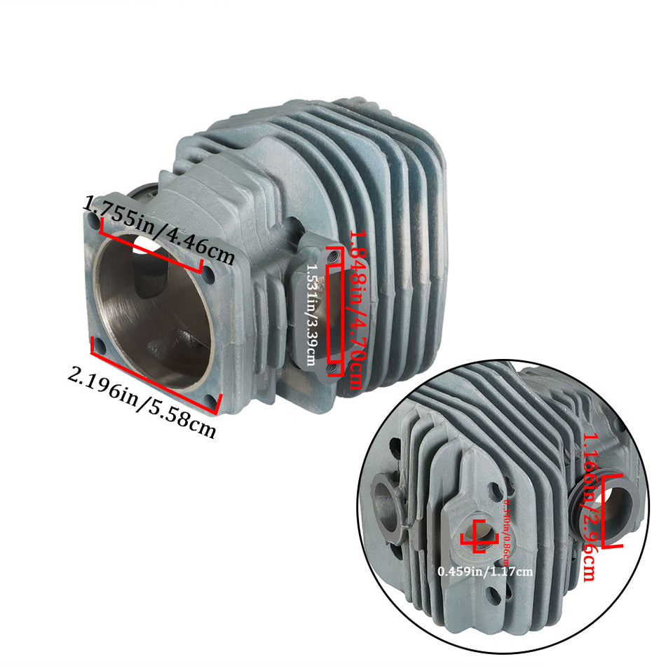 For MS660 56mm 1211 066 Chainsaw Big Bore Cylinder Piston Kit 1122 020