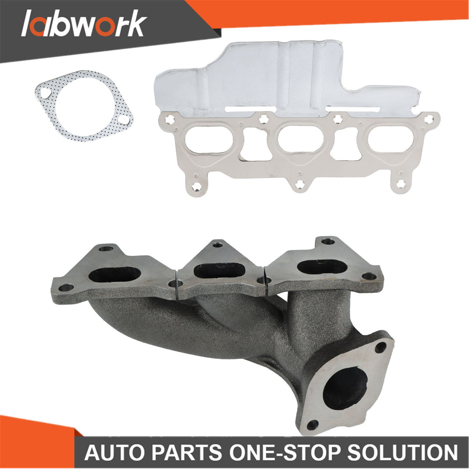 Labwork Right Exhaust Manifold w/ Gasket For Cadillac CTS 2005-2007 V6 2.8L
