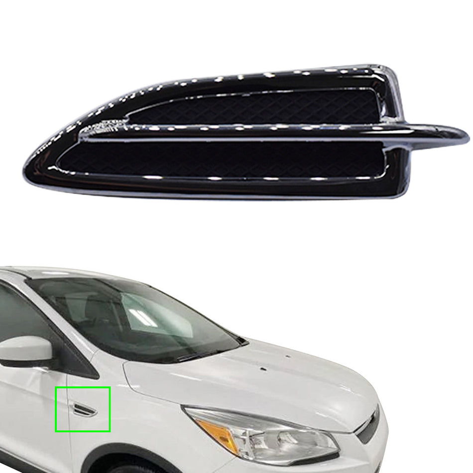 Labwork Fender Chrome Emblem Moulding Passenger Side For 2013-2015 Ford Escape