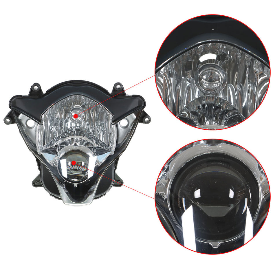 Headlamp Headlight Assembly Fit For Suzuki 2006 2007 GSX-R GSXR600 GSXR750 K6 US