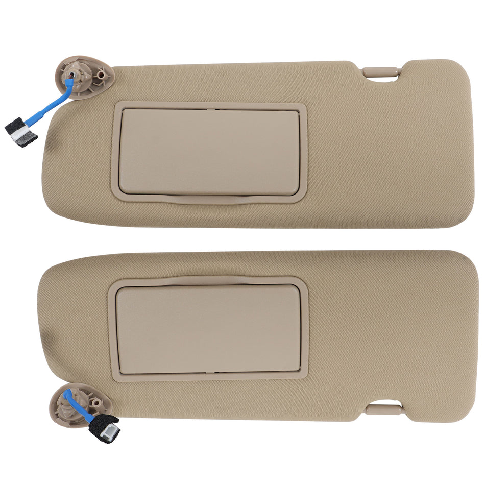 Labwork Driver & Passenger Sun Visor W/Light Mirror For 2017-2022 Honda CR-V CRV