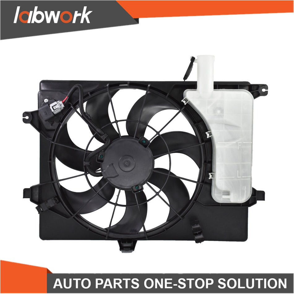 Labwork Radiator Cooling Fan Assembly For 2011-13 Hyundai Elantra HY3115133