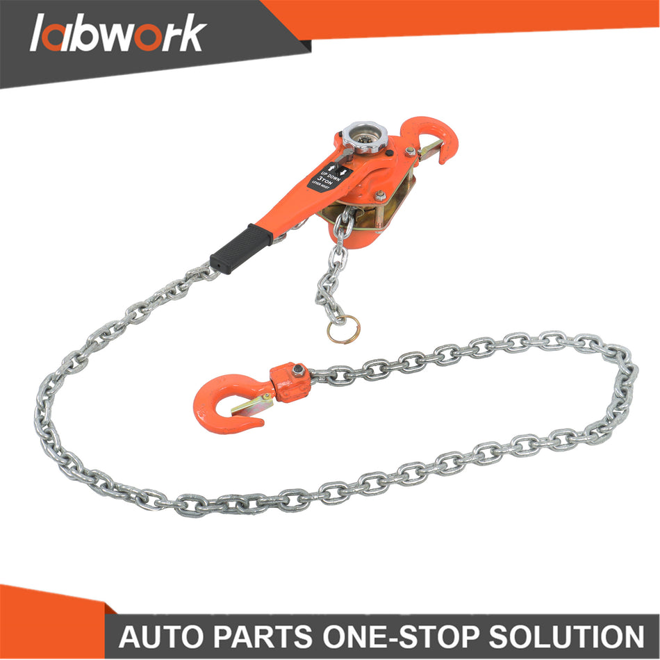 G80 Chain Manual Lever Block Steel Chain Hoist Wrench Hoist 6600lb Capacity 10ft