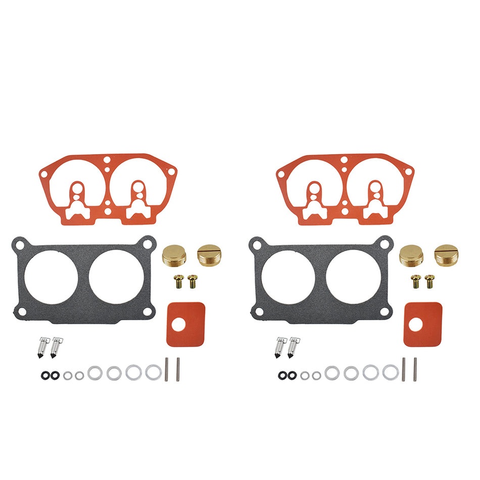 2* Carb Carburetor Rebuild Kit  Fit For Yamaha 115 130 HP 1986-1995 Outboard V-4