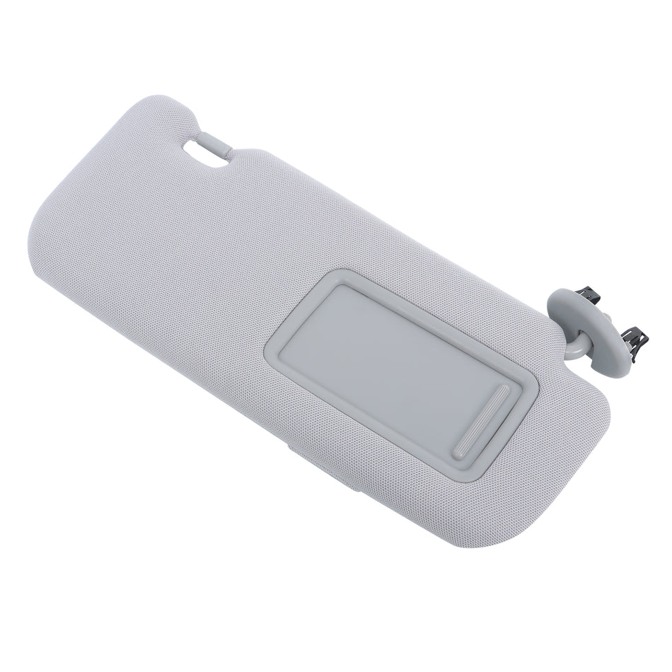 Labwork Sun Visor Right Passenger RH Gray For 2009-2013 Toyota Corolla W/ Mirror