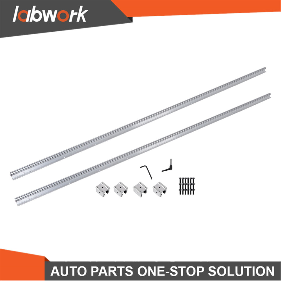 Labwork Heavy Duty SBR20 2200mm Linear Guide Rail Kit w/Square Blocks CNC/Lathe