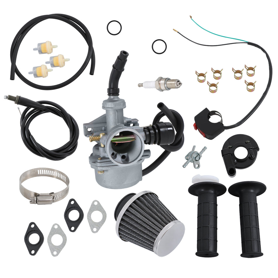 For TaoTao Baja 50cc 70cc 90cc 110cc 125cc PZ19 Carb Throttle Cable Grip