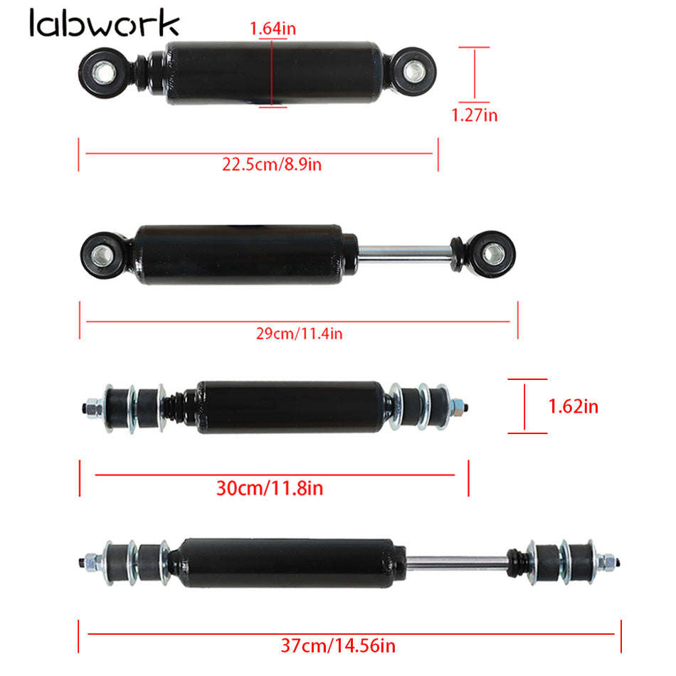 For Club Car 2004-Up Precedent Gas/Electric Front & Rear Shock Absorber Set