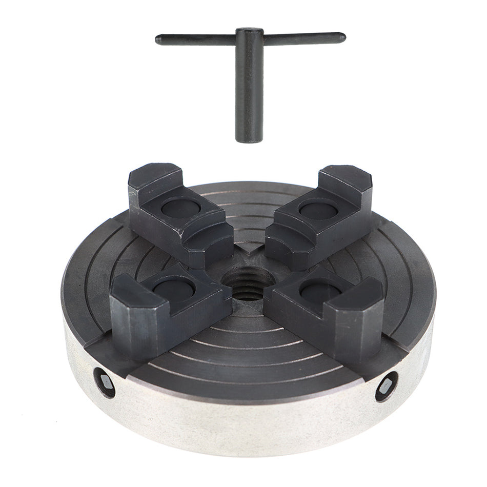 High Quality Chucks 6" 4 Jaw Single Moving Chuck ( 1-8 Tpi ) 5.35 Lbs