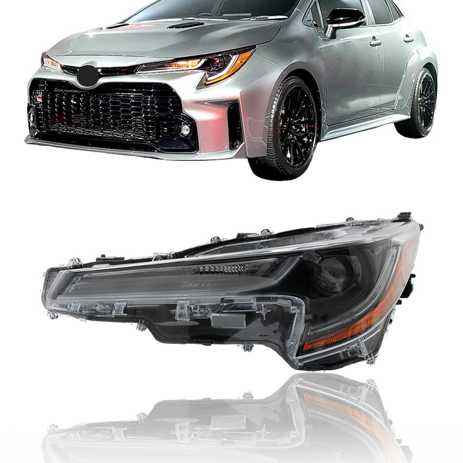 Labwork Left Headlight For Toyota Corolla L LE Base 2023 LED Type Driver Side