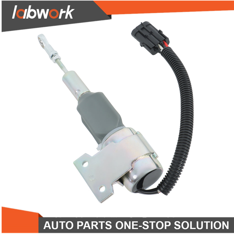 Labwork 12V Fuel Shutoff Solenoid for CUMMINS 3935431 J932529 3930658 3932529