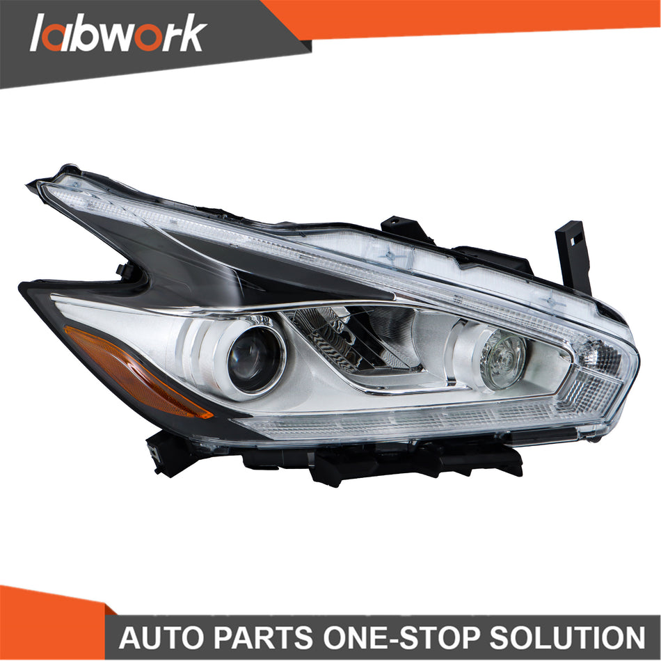 Labwork Headlight For 2015-2018 Nissan Murano Platinum LED Projector Headlamp RH