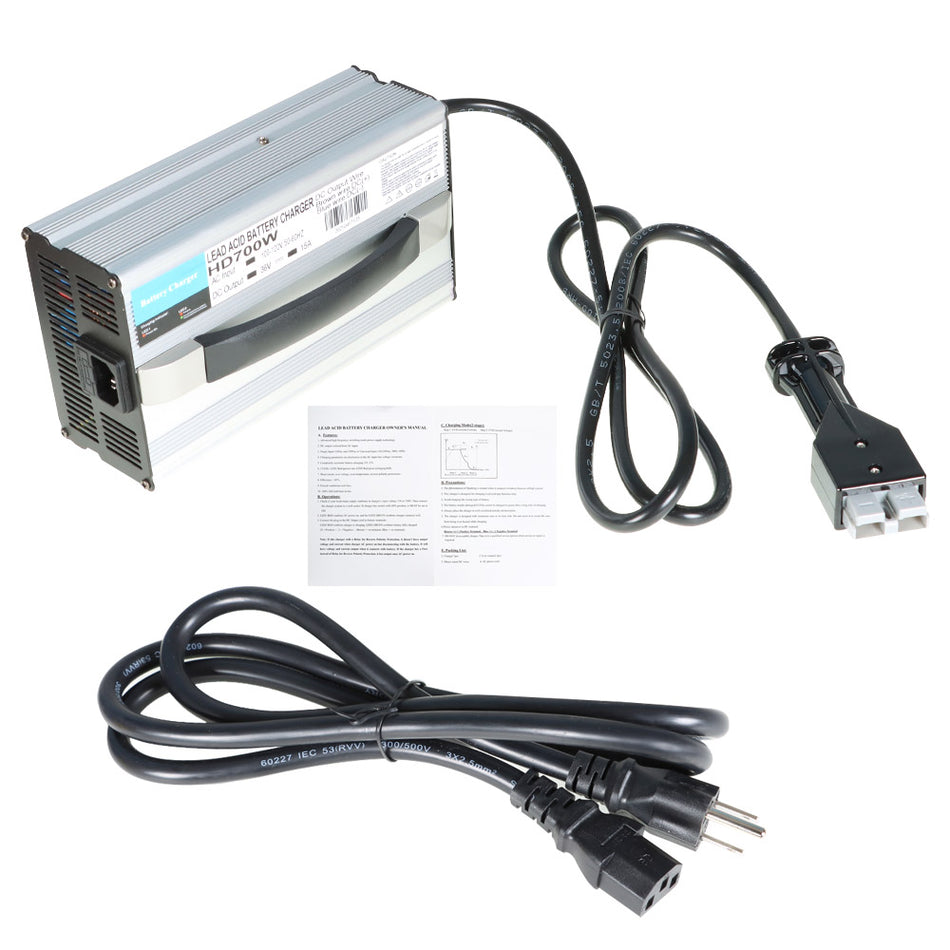 36 Volt 15 Amp Battery Charger For EZGO Marathon Golf Cart SB50