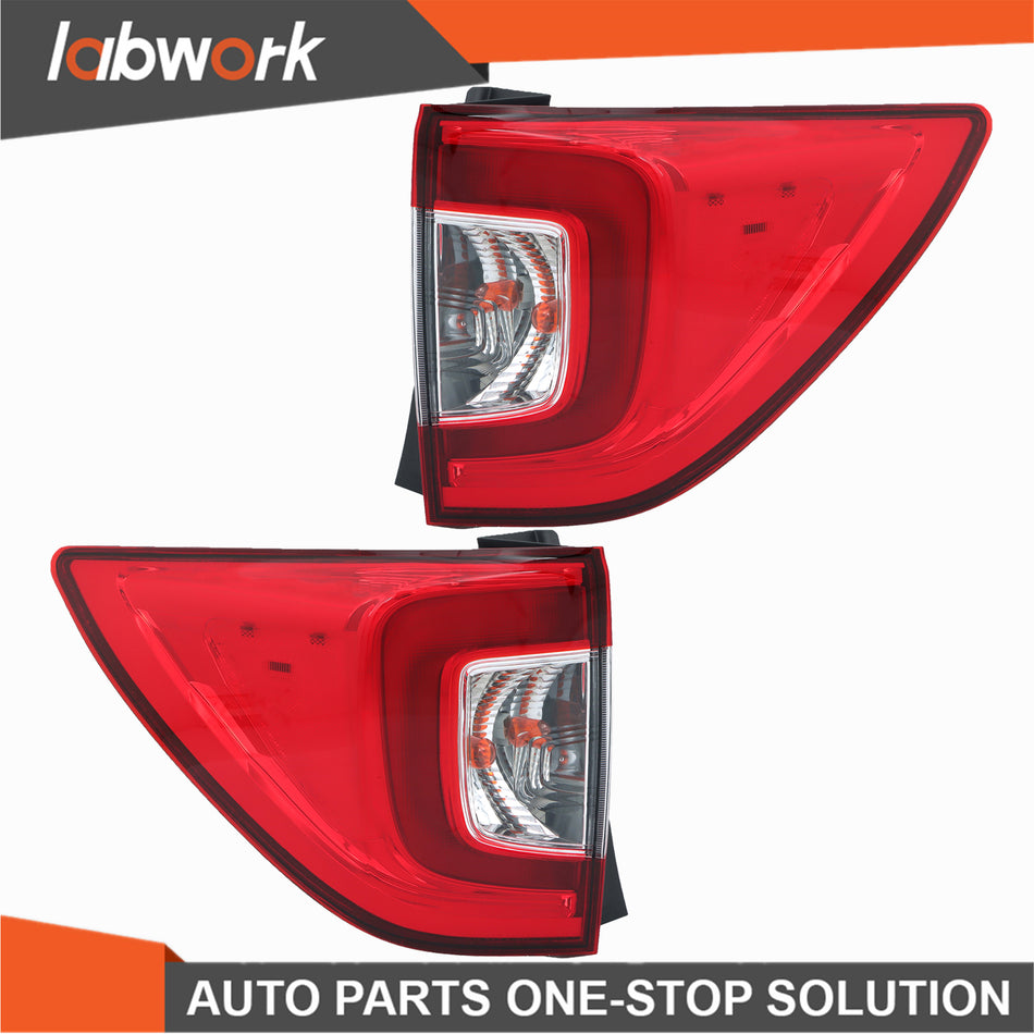 Labwork Tail Lights For 2019-2022 Honda Pilot LED Replacement Left+Right Side