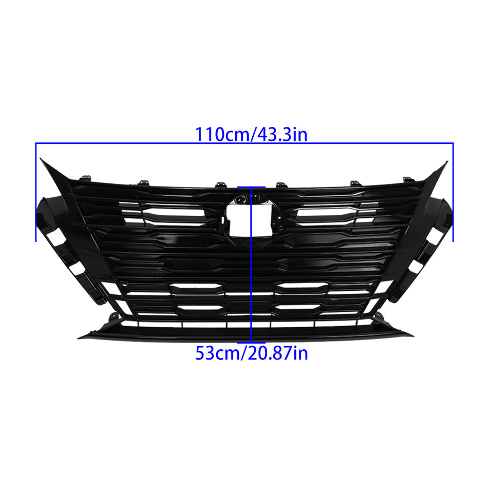Labwork Front Grille Gloss Black For 2023-2024 Nissan Altima SL/SV 62310-9HF8E