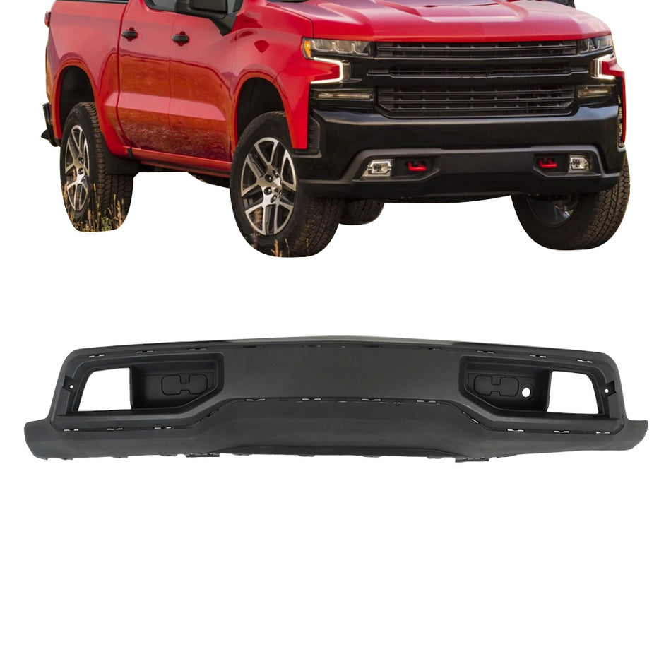 labwork Front Lower Bumper Cover Primed with Skid Plate for Silverado 1500 2019-2021