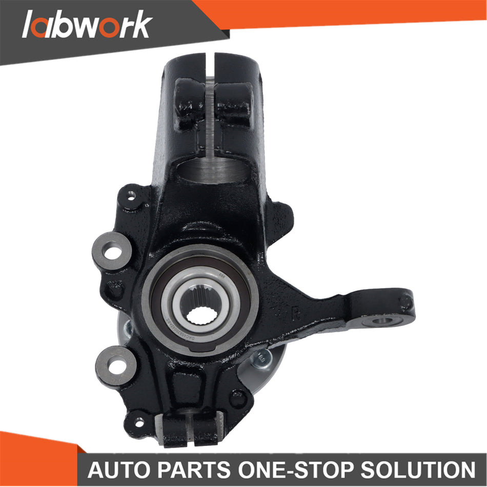 Labwork Front L & R Steering Knuckle & Wheel Hub Bearing Assembly for Ford Focus