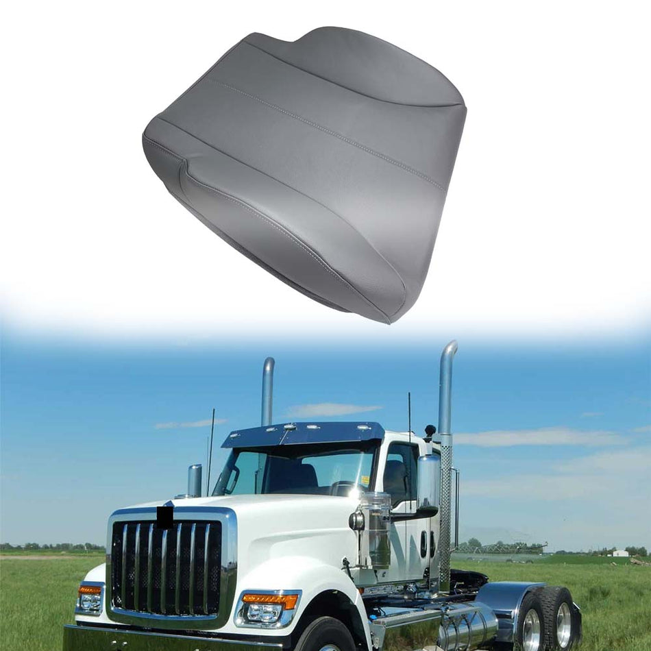 Labwork Driver Seat Cover For 2001-2007 International 4200 Air Ride Vinyl Bottom