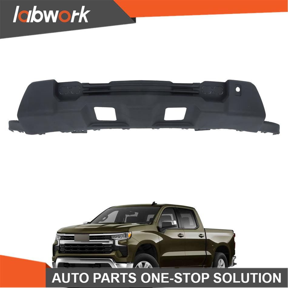 Labwork Front Lower Bumper Cover For 22-24 Chevy Silverado 1500 w/o Lower Trim