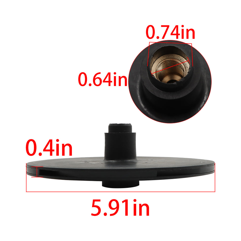 Booster Pump Impeller Pool Cleaner Part For Polaris New Style PB4-60 R0536400