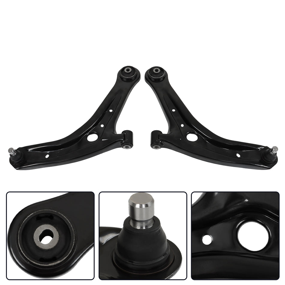 Labwork Control Arm w/Ball Joints Set For 2011 - 2019 Ford Fiesta 1.6L 4-Door