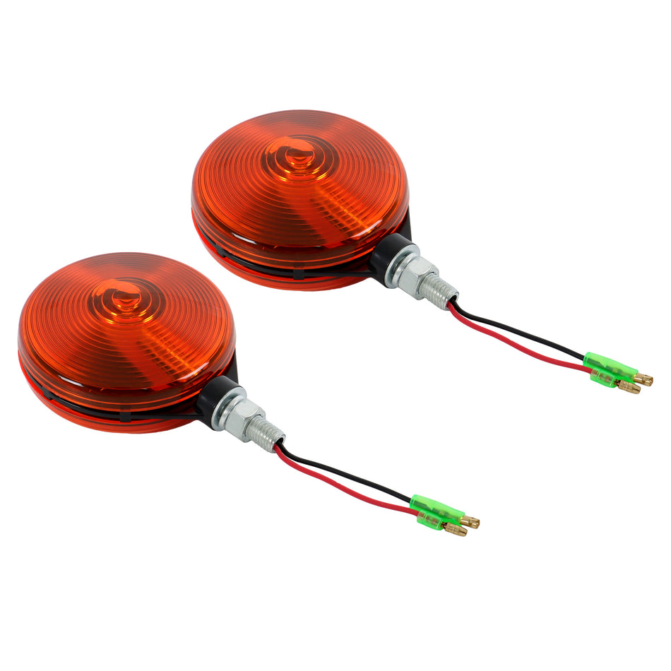 3C08175870 2pcs For Kubota Tractor B L M Series Tractor amber warning light