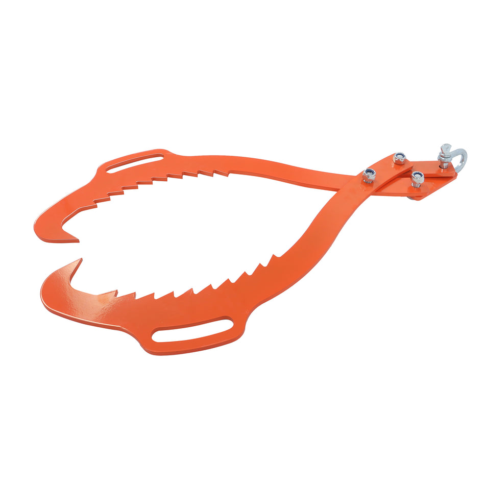28 Inch Heavy Duty 2 Claw Timber Log Lifting Tongs For Timber Log Claw Hook Red