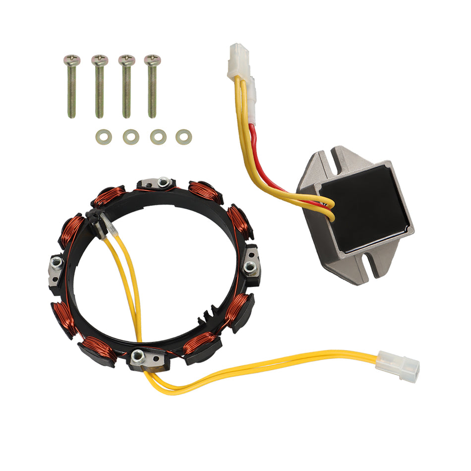 Alternator & Voltage Regulator For John Deere S2046 SST18 X330 Z225 Z245 Z425