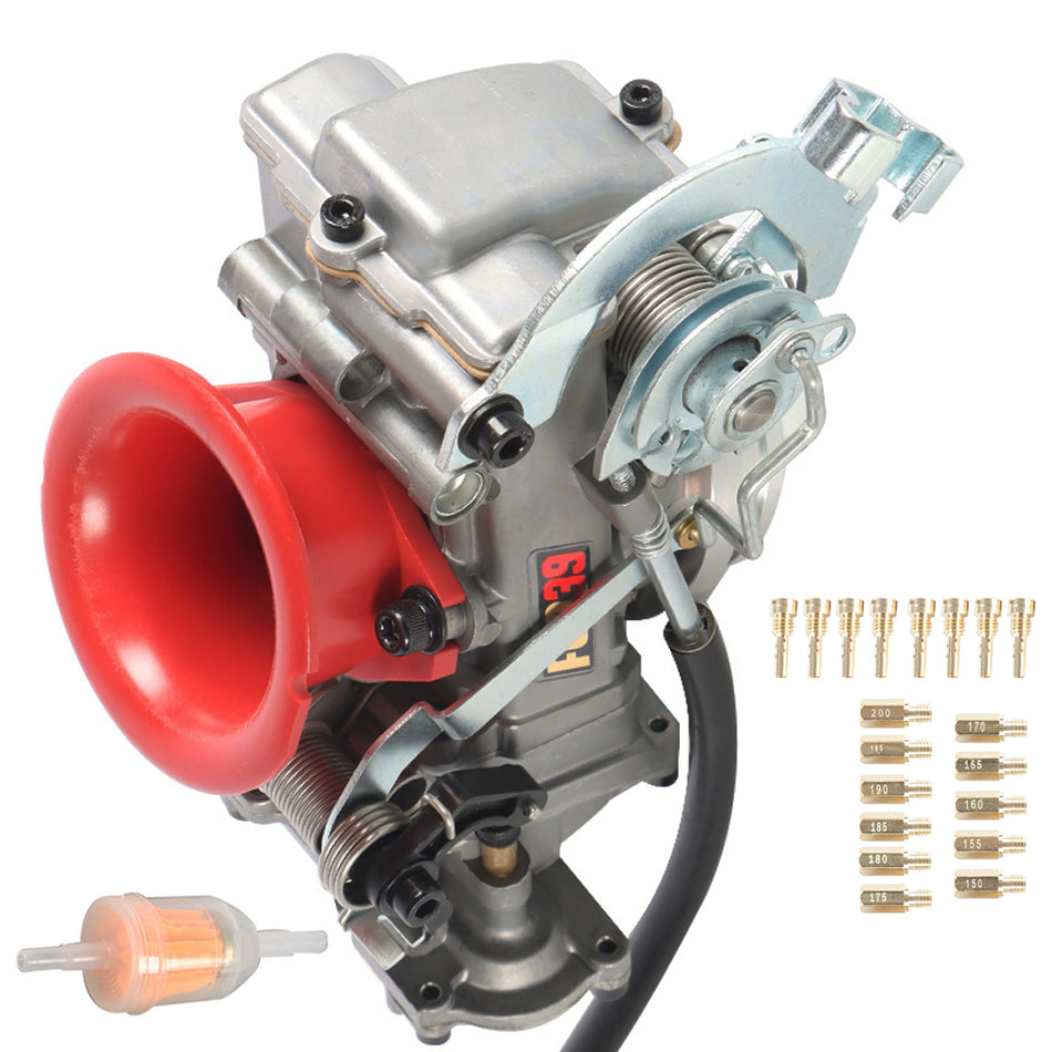 FCR39 Carburetor for  KLX400 Suzuki DRZ 400S Honda Kawasaki Racing Slant Side