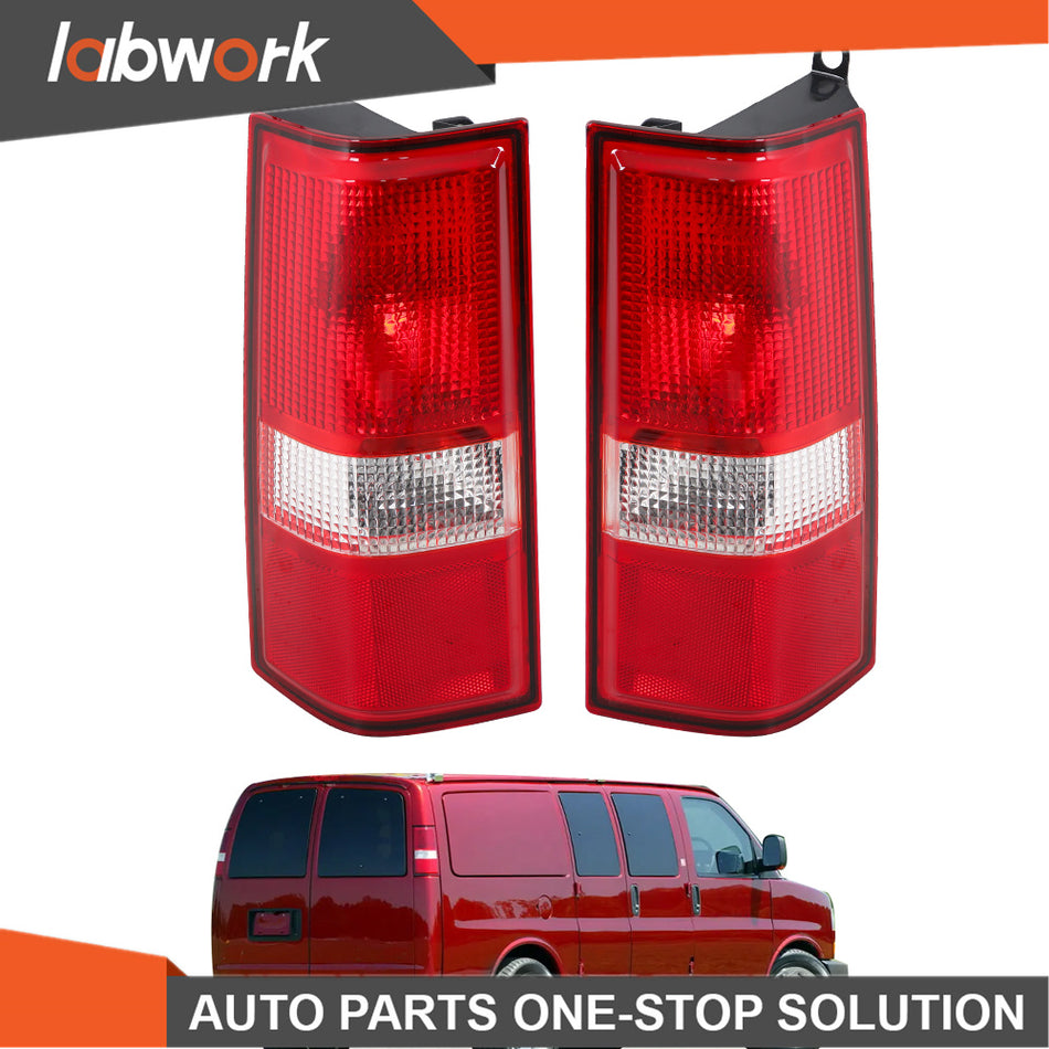 Labwork Tail Light For 2003-2021 Express 2500 Savana 2500 W/O Bulb Left&Right