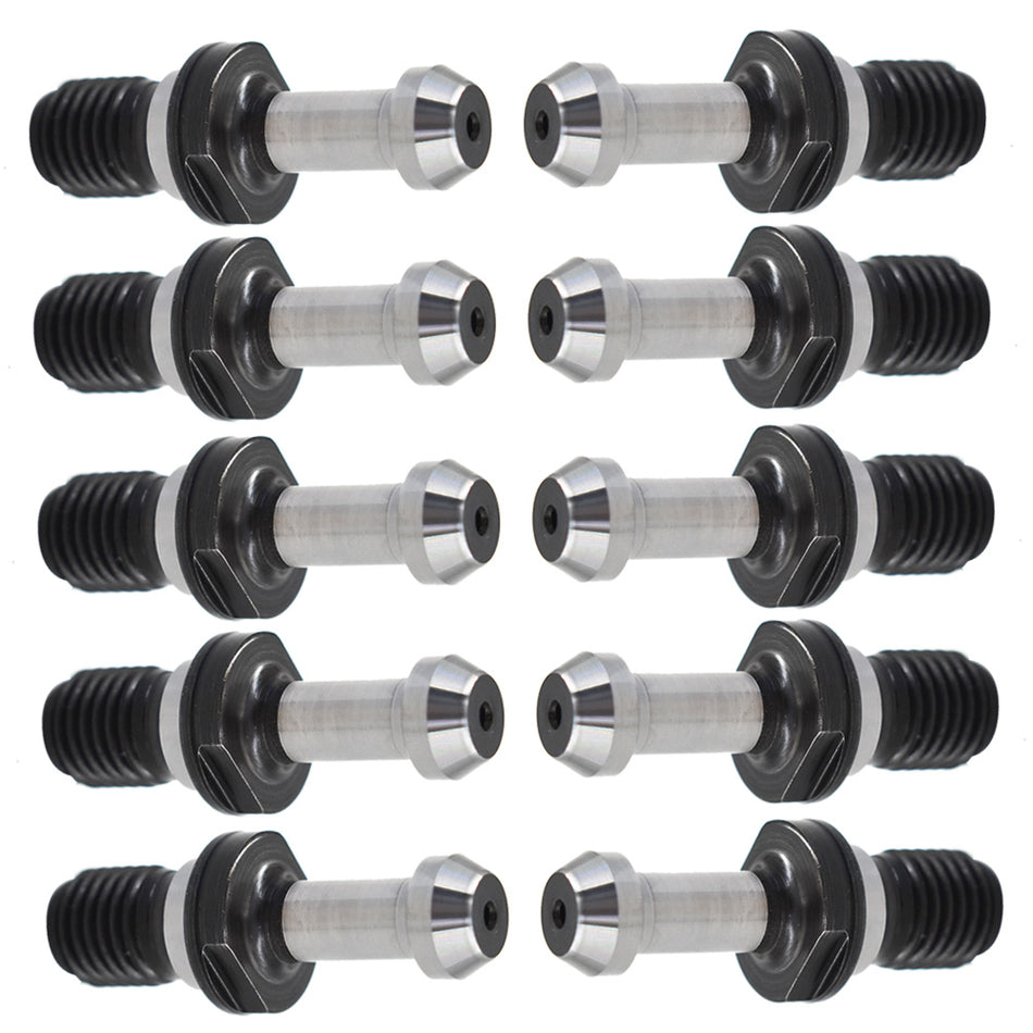 Fits For Kia Mori Seiki 10pcs BT40 90°0.589" Pull Stud Retention Knob