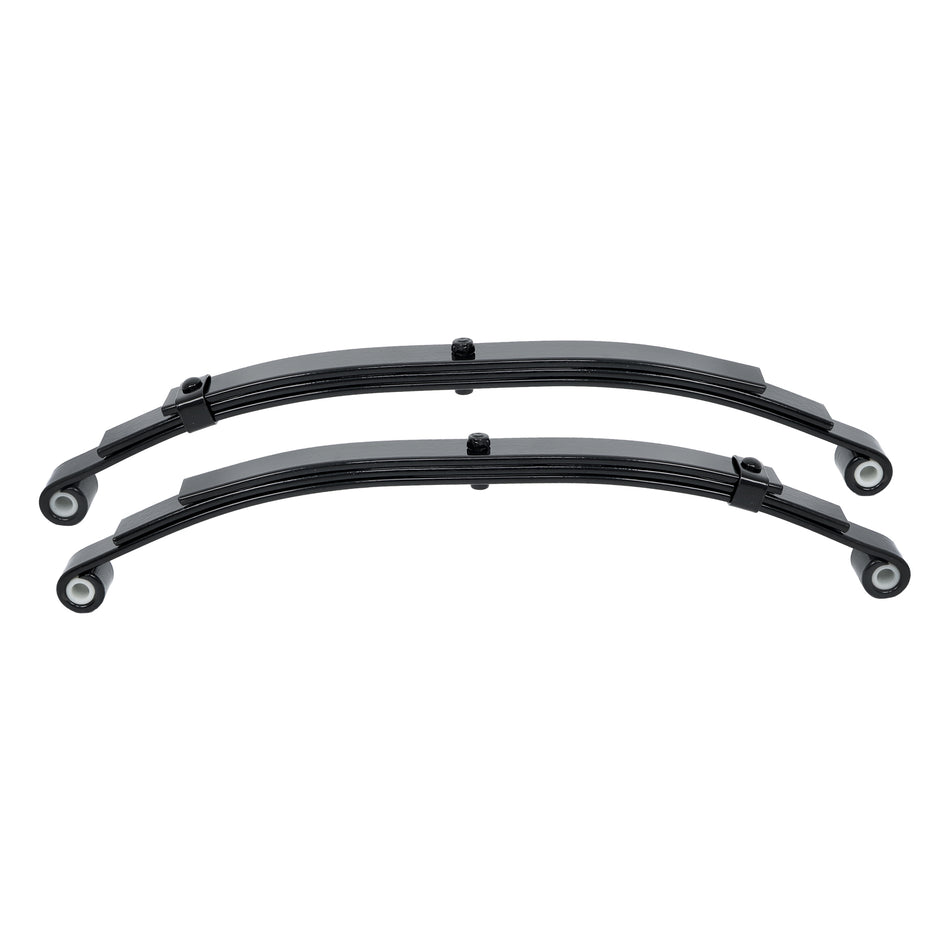 Labwork Single Trailer Axle Suspension Kit 3 leaves Trailer Double Eye 4000lbs