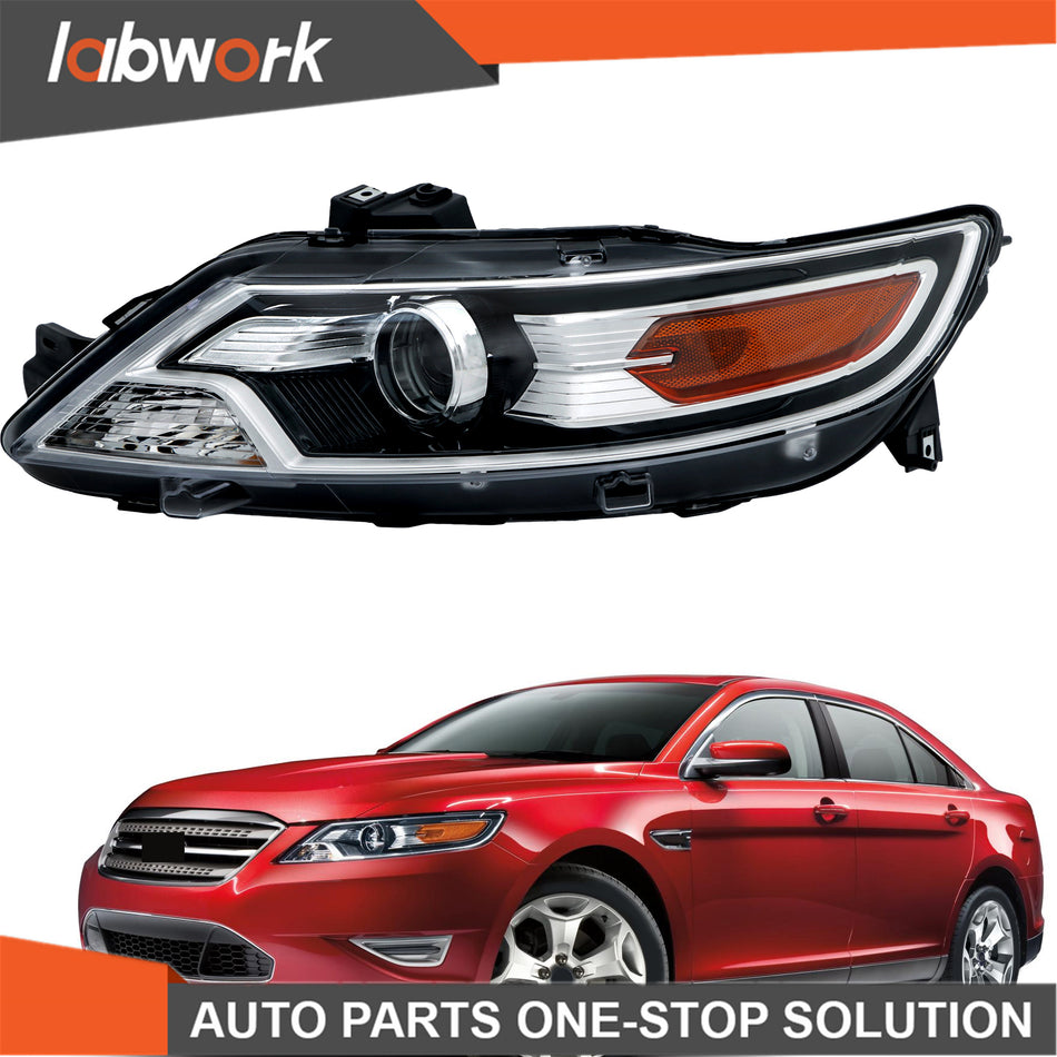 Labwork Projector Headlight For Ford Taurus SHO 2010-2012 HID/Xenon Driver Side