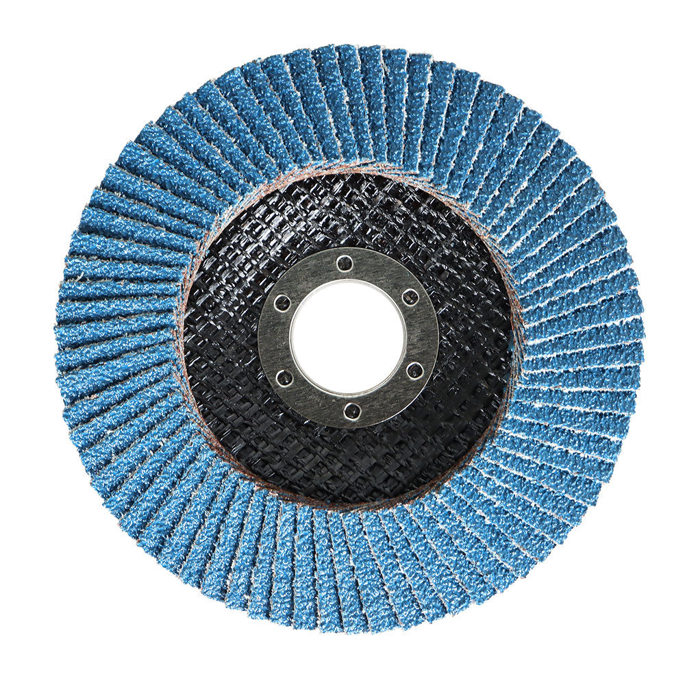 4-1/2" X 7/8" 120 Grit Premium Zirconia Grinding Wheel Flap Disc 10 Pack US