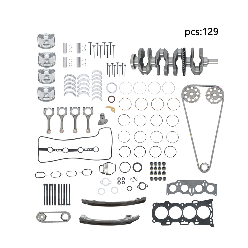 Labwork Engine Rebuild Overhaul Kit Crankshaft Rods Timing For Toyota Highlander