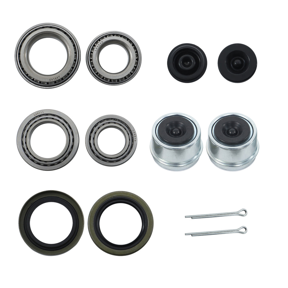 Labwork Trailer Axle Bearing Kits L68149 L44649 Bearing Kits 2 Sets 3500 Lb Boat