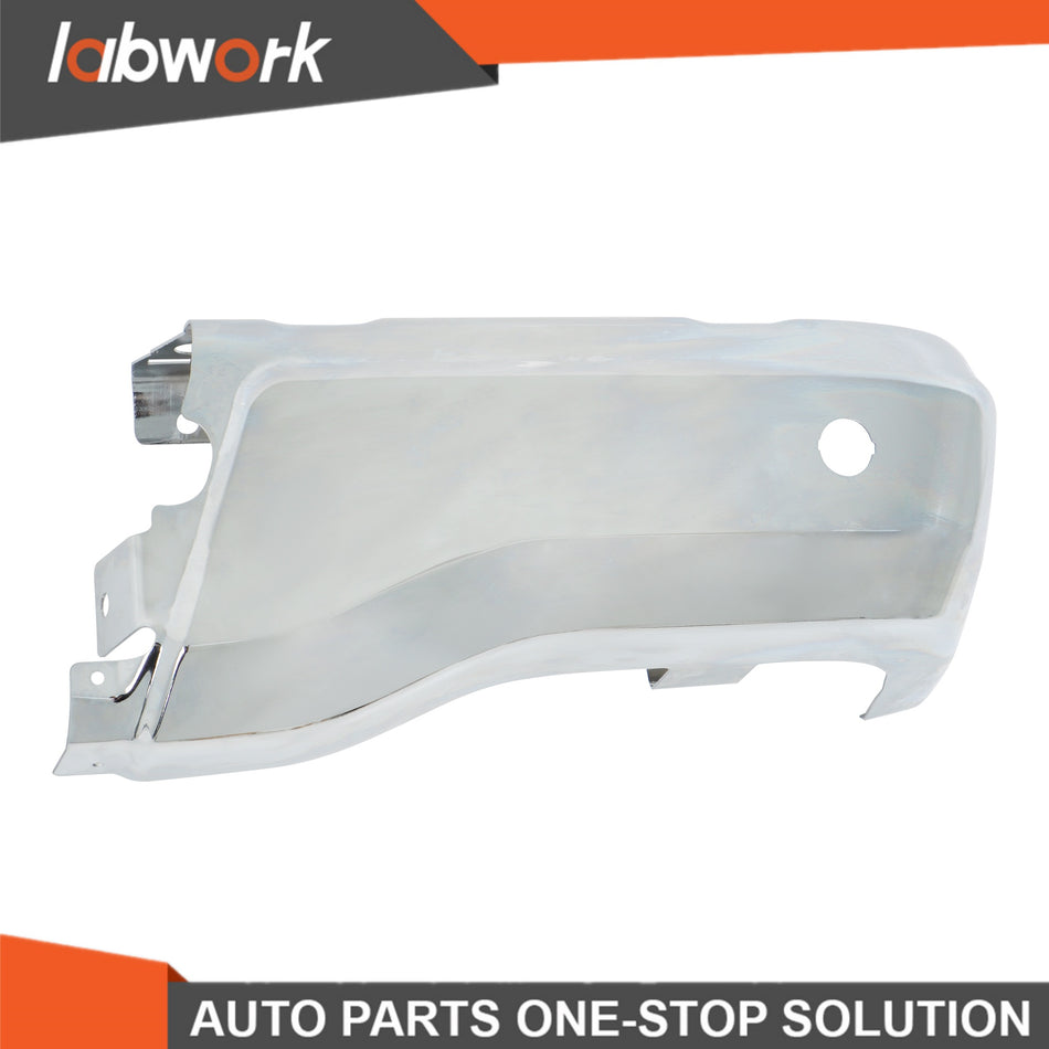 Labwork Rear Right Side Bumper End For Ford Ranger 2019-2023 Chrome With Holes