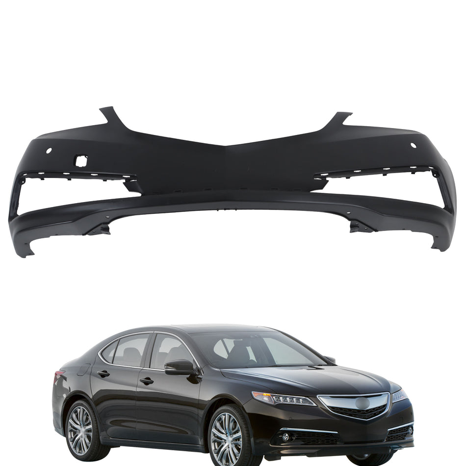 Labwork Front Bumper Cover Fascia For 2015-2017 Acura TLX W/ Sensor Holes Primed