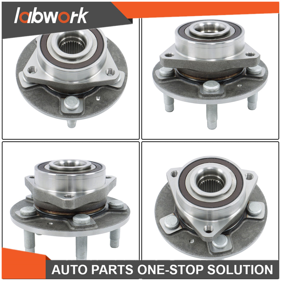 Labwork Front And Rear LH& RH 4 Pcs Wheel Hub Bearing 2008-2013 For Cadillac CTS