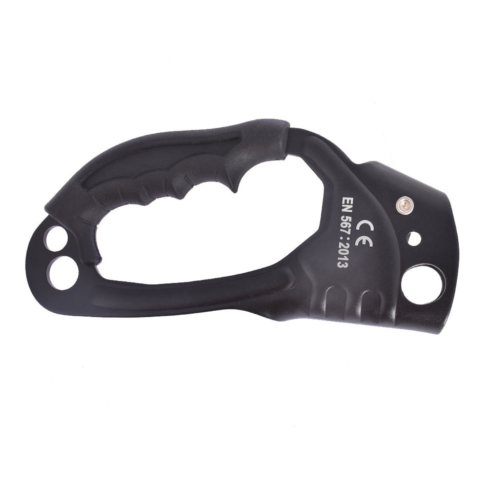 Balck Right Hand Ascender Rock Climbing For 8~13mm Tree Arborist Rappelling Gear