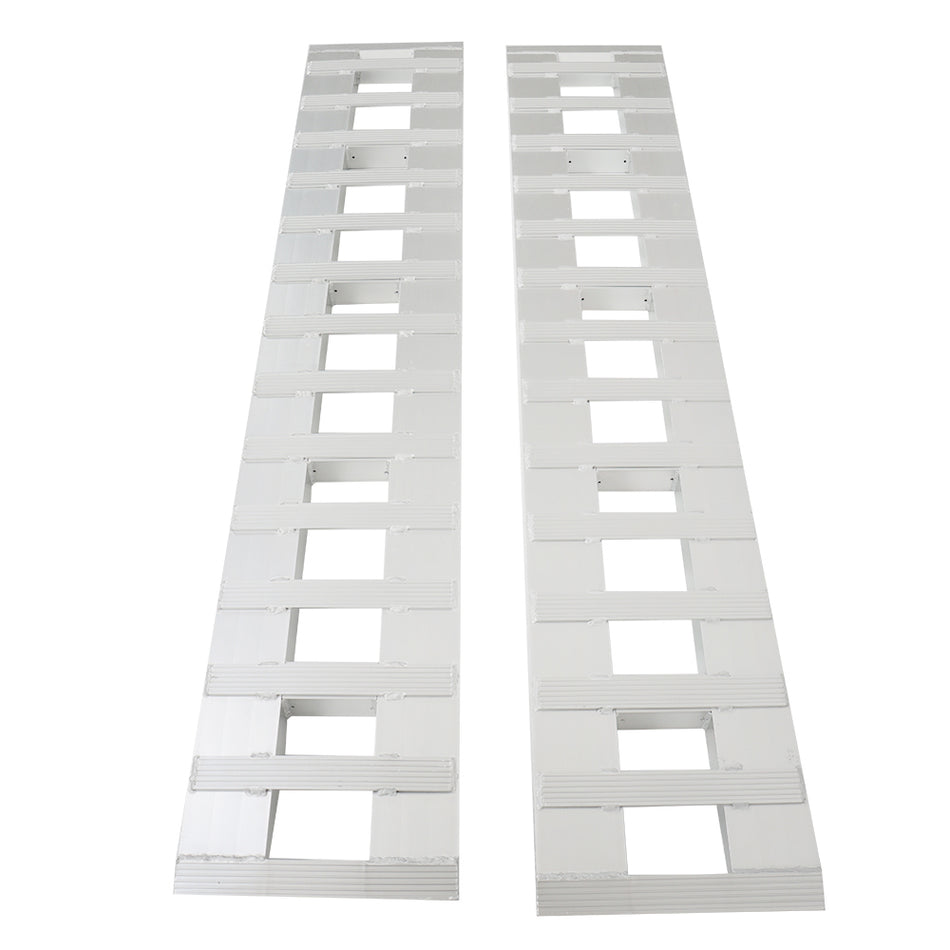 Labwork 80" X 15" Aluminum Truck Car Auto Trailer Ramps Hook end knife 6000 LB