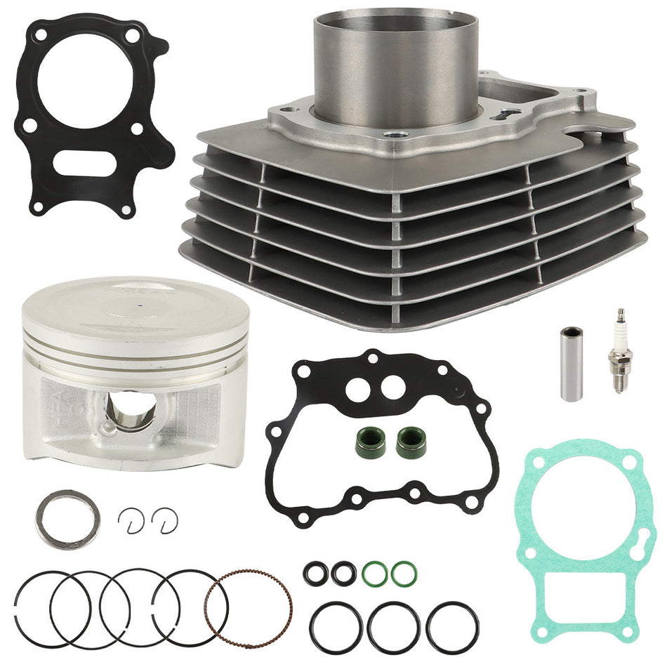 Top End Rebuild Kit Cylinder Piston Gaskets 68.5mm For Honda Recon 250 2002-2022