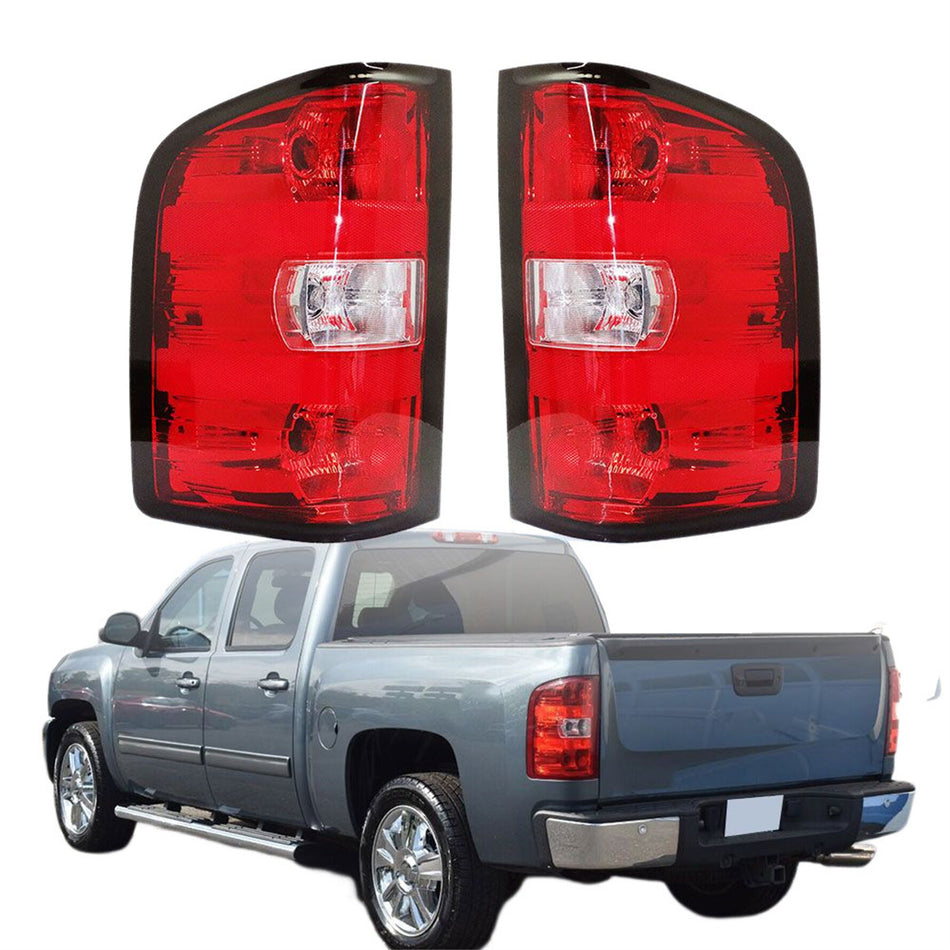 labwork Driver Passenger Side Tail Lights Replacement for 2007-2013 Chevy Silverado 1500 2500 3500